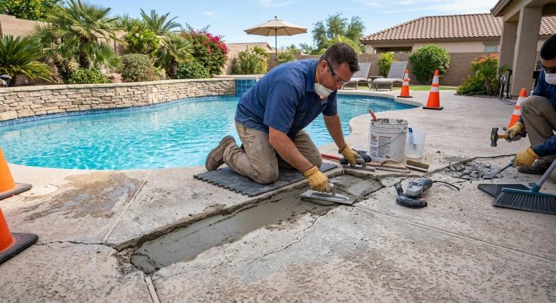 Cement Patio Repair in Corpus Christi, TX