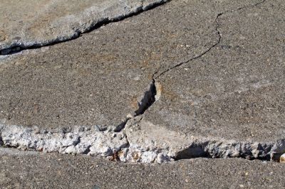 Repair Gouges in Concrete